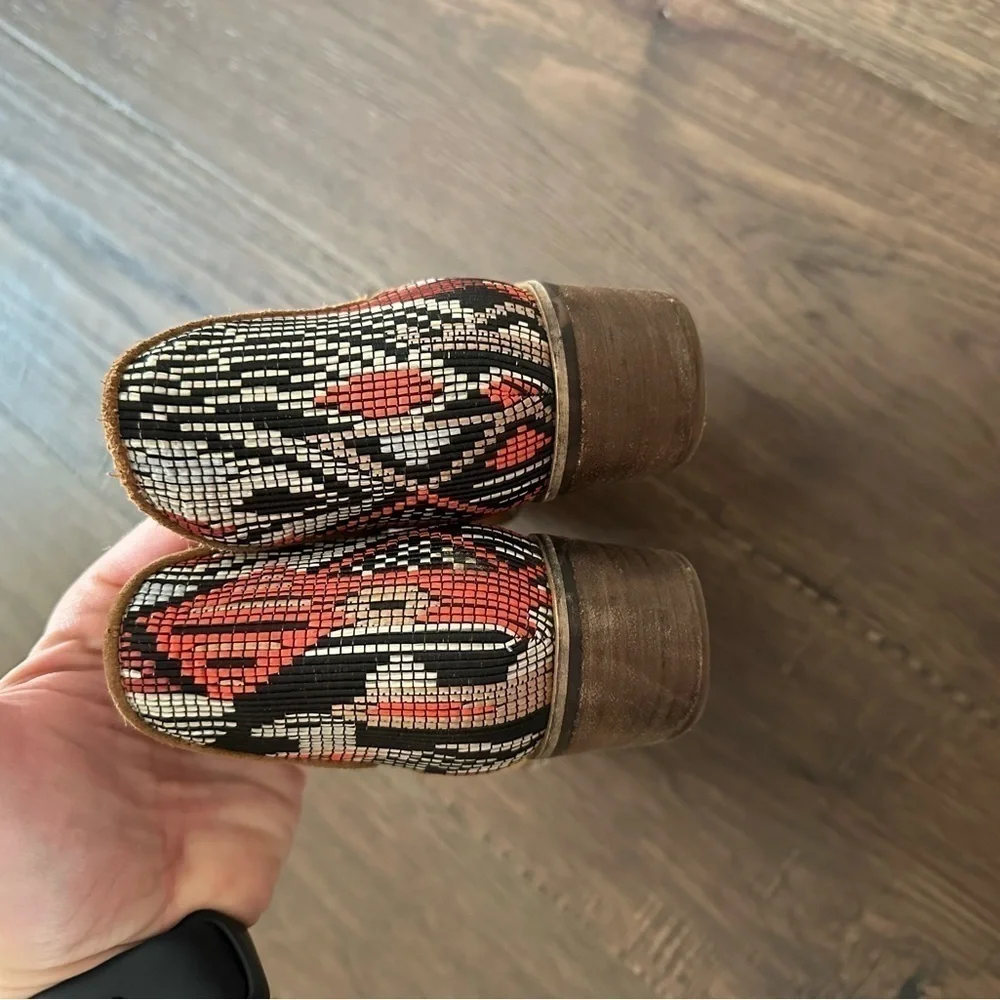 Charleston Shoe Co. Aiken Woven Bootie